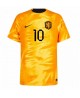 Günstige Niederlande Memphis Depay #10 Heimtrikot WM 2022 Kurzarm